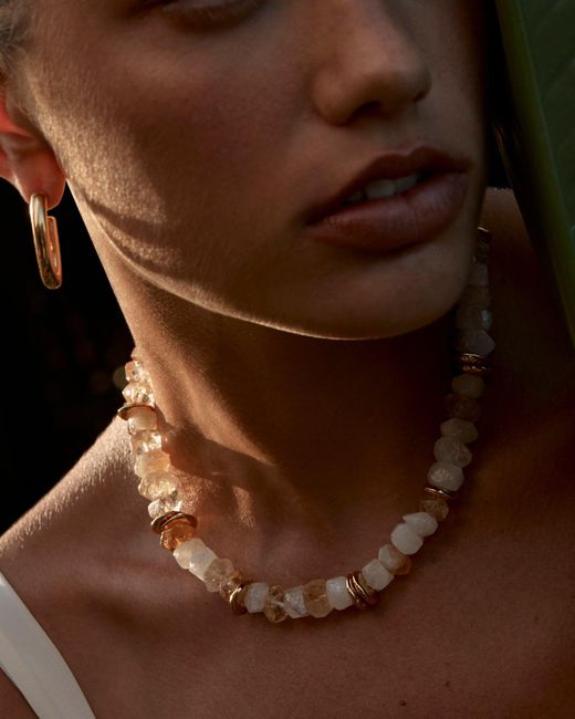Amber Sceats Metallic Jasmina Necklace