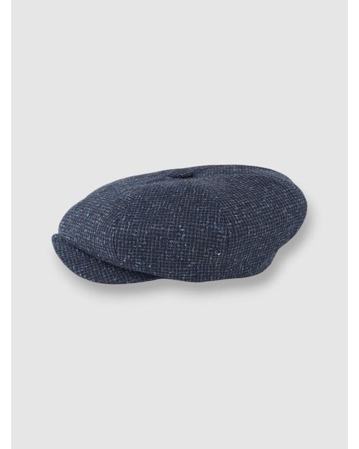 Mister Miller - Master Hatter Blue Finch's Seas Oversized Bakerboy Cap for men