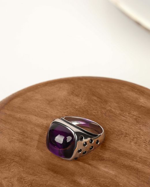 The Jewelz Purple Royal Eclipse' African Amethyst Ring