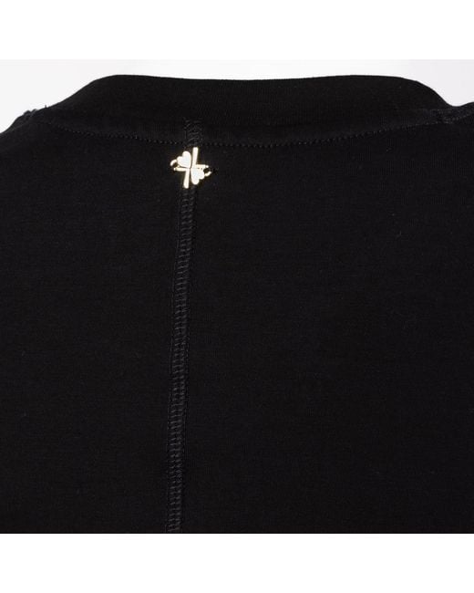 House of Laines London Black Laines Couture Embellished Palm Tree T-Shirt