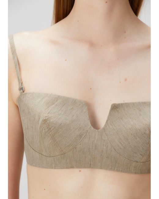 Pcfg White Neutrals Linen Bra