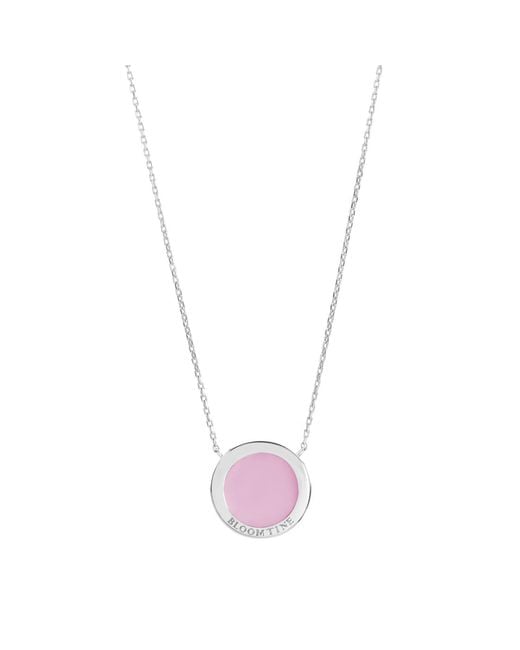 BLOOMTINE | Earth Angel HQ Pink Loves Frequency Quarts Heart Necklace