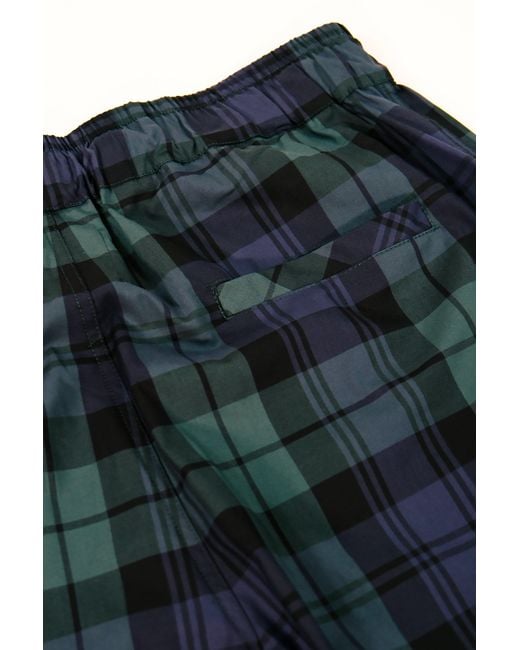 Éclectique Blue Plaid Shorts for men