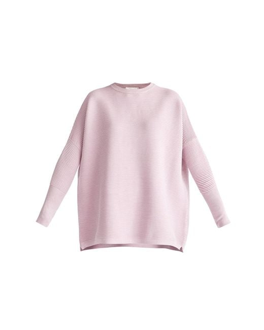 Paisie Pink Ribbed Jumper