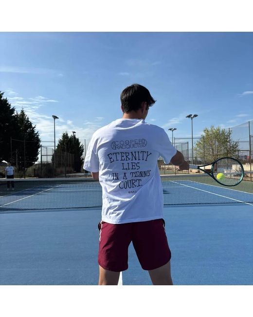 Cooper Racquets White Tennis T-Shirt Eternity for men