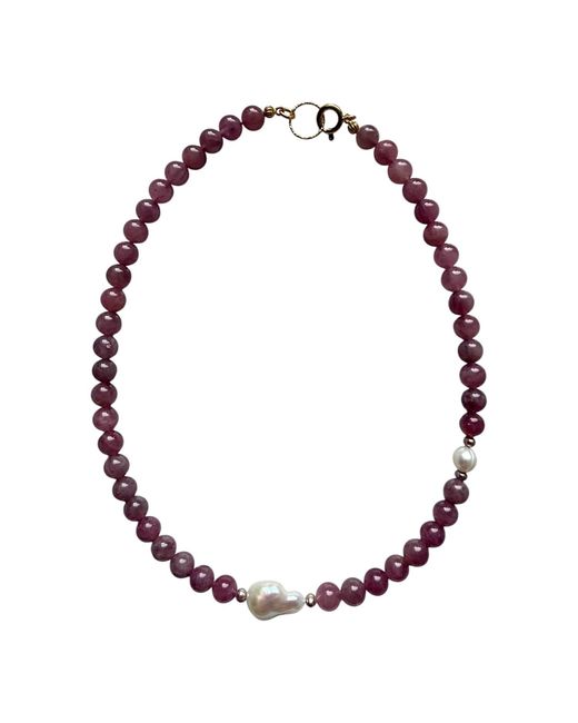 Larsuu Multicolor Blush Quartz Necklace