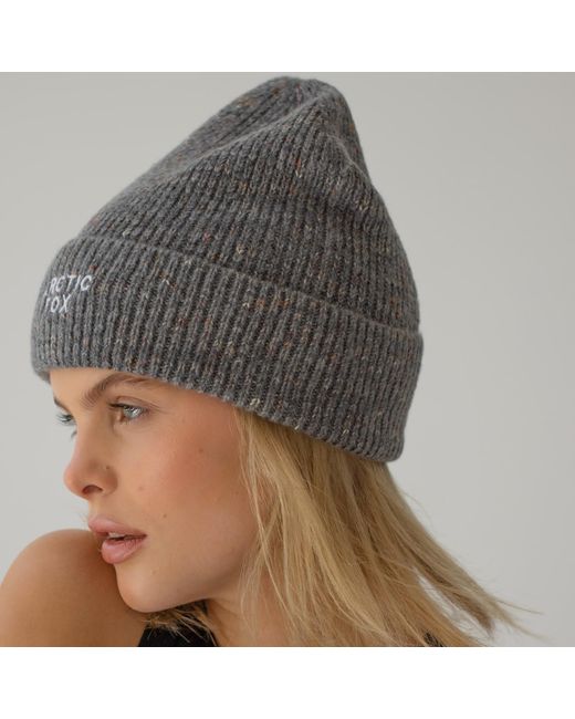 Arctic Fox & Co. Gray The Embroidered Beanie