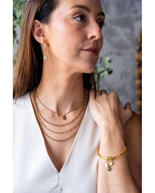 Loni Paul Jewelry Metallic Delicate Three Strand Necklace