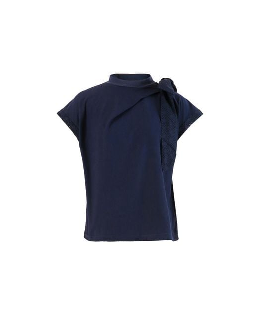 Emma Wallace Blue Lace Lana Top