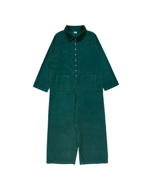 Mabli Green Cord Overalls