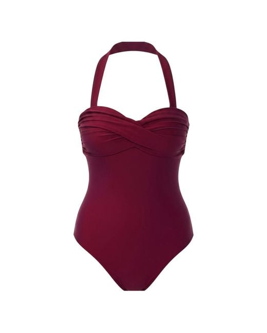 Gezzina Purple Ember Bandeau One-Piece