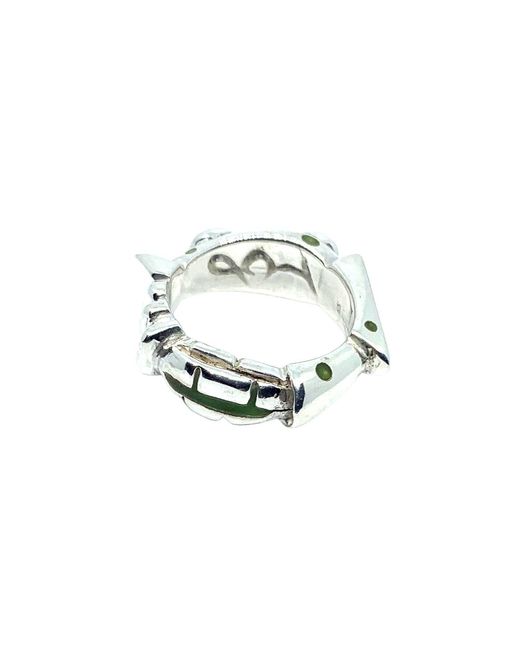 Tg-Jewellery by Tamara Gervasio Metallic Club Ring Uv Enamel One Of A Kind