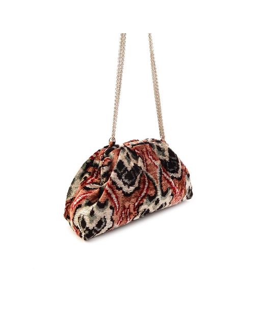 SJW BAGS LONDON Red Victoria Ikat Pouch Bag
