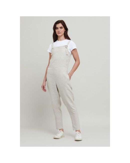 Helen Mcalinden Gray Oakley Oatmeal Overalls