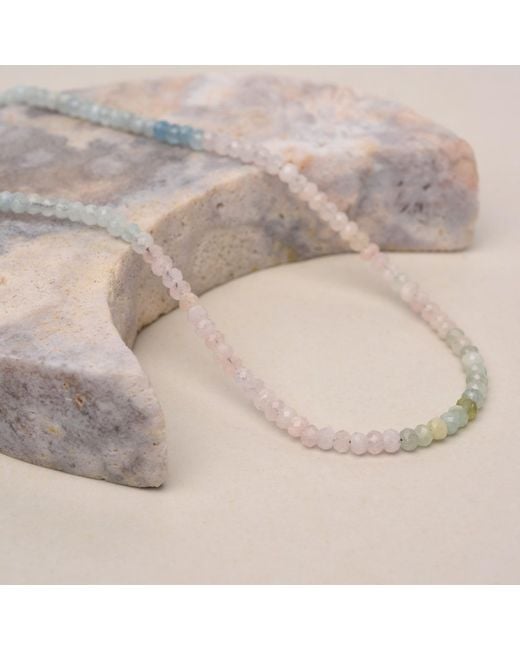 Nellou Jewellery Metallic Mixed Beryl Mini Bead Necklace