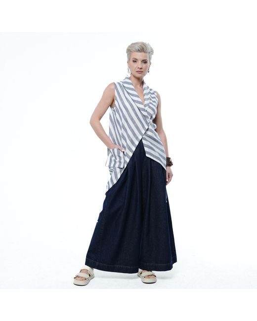 Metamorph Blue Sleeveless Top