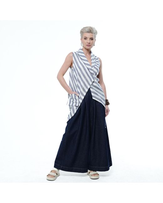 Metamorph Blue Sleeveless Top