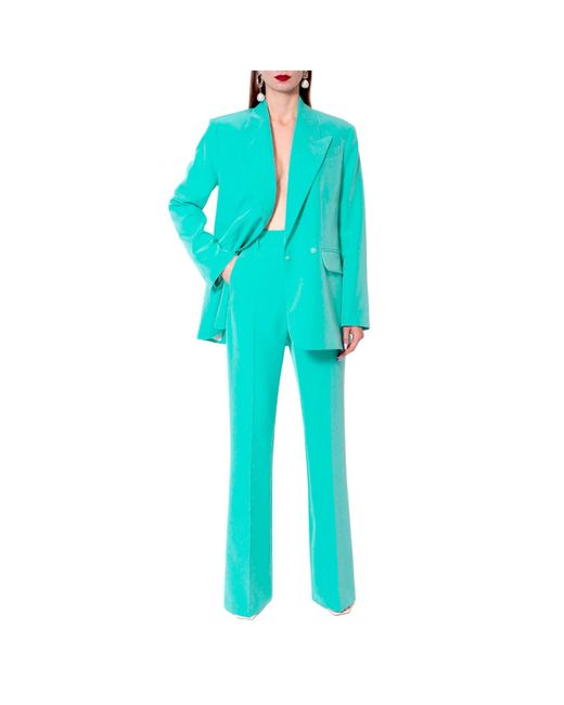 Aggi AGGI by HALEWSKI Blair Mexicali Oversized Blazer in Blue | Lyst UK