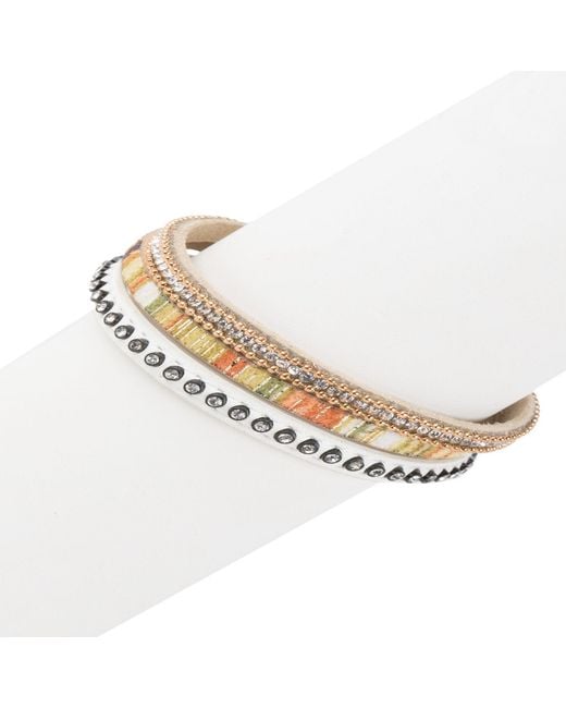 Saachi Natural Gemma Leather Bracelet