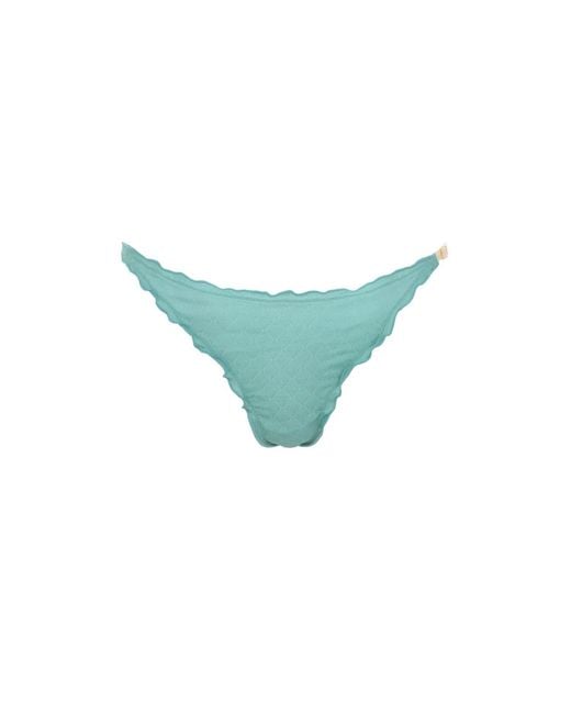 SAETA Paris Blue Silk Tanga Brief