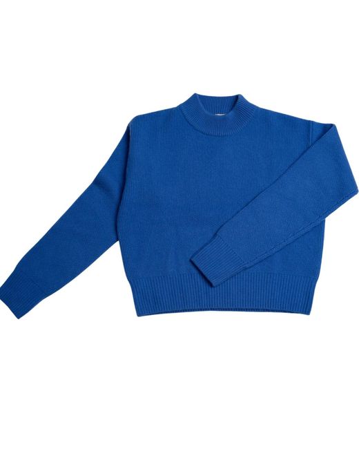 Porridge Knitwear Blue Cashmere Amy Jumper