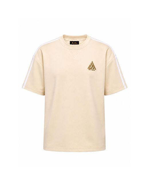 Chic Urban Natural Neutrals Core Stripe Performance T-Shirt