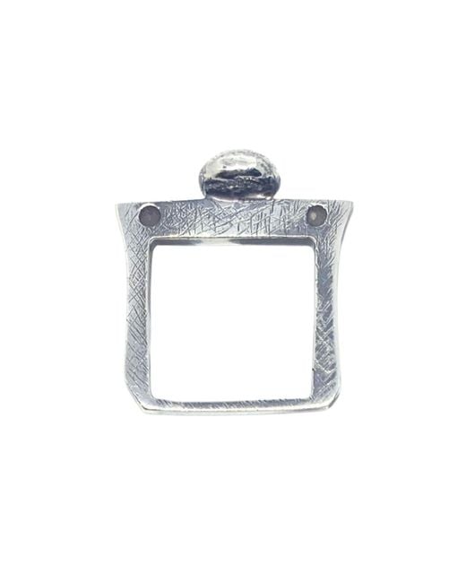Tg-Jewellery by Tamara Gervasio Blue Square Pebble Ring