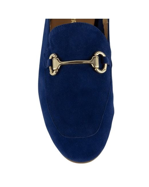 Keith Scarrott Shoes Blue Pezzan Snaffle Loafer