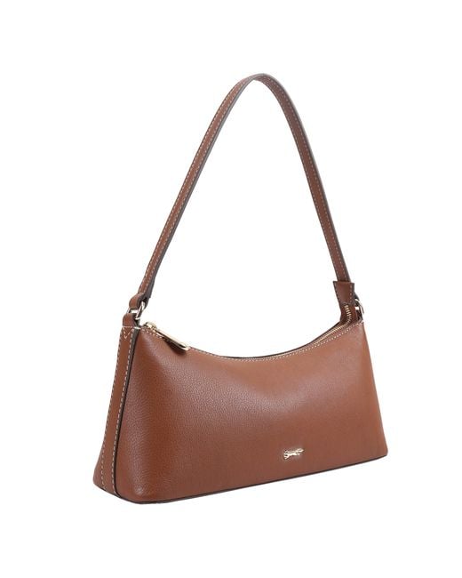 Paul Costelloe Brown Zoey Leather Shoulder Bag