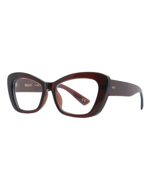 Reality Eyewear Brown Absolutely Flawless Reader