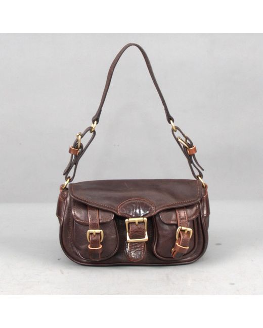 Rimini Brown Leather Crossbody Bag 'sofia'