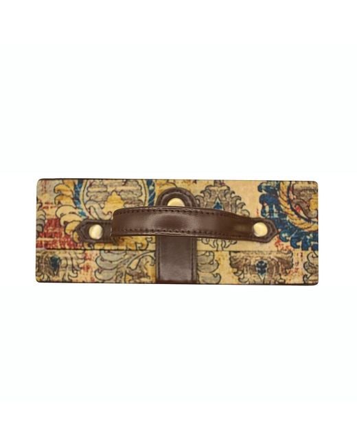 Richa Sharma Metallic Mini Briefcase Bag
