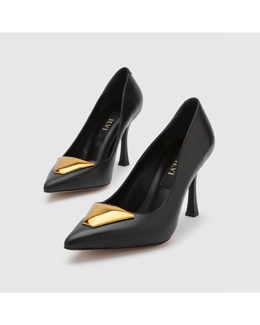 Ilvi Black Svea Leather Pump