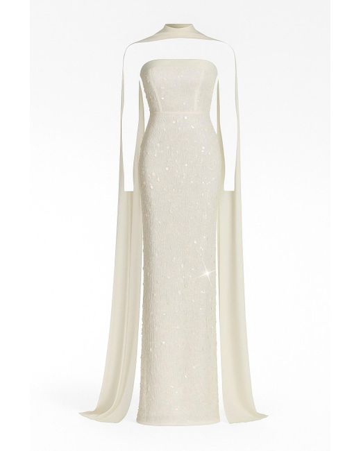 Maison Aureus White Emma Dress Ivory