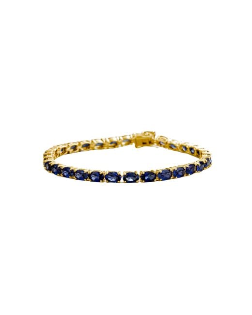 Juvetti Multicolor Salto Tennis Bracelet Set With Sapphire