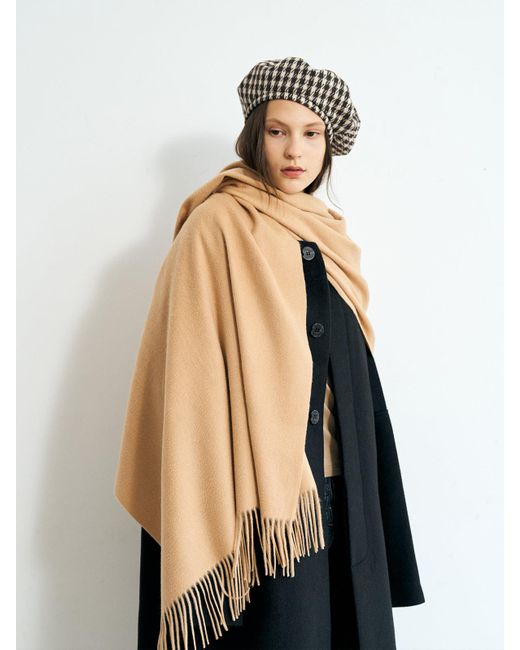Lost Pattern Natural Neutrals The Big Shawl Oversized Cashmere Wrap