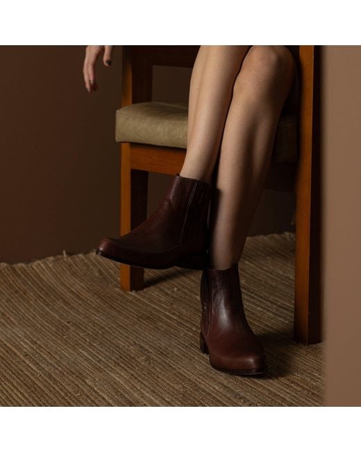 Mafalda Purple Cordelia Nutella Ankle Boots