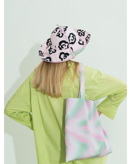 Lost Pattern Pink Day Dream Reversible Sun Hat