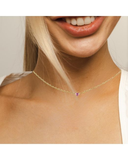 BLOOMTINE | Earth Angel HQ Metallic Illuminess Vermeil Trillion Necklace