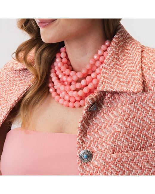 Fairchild Baldwin Red Bella Bubble Gum Necklace