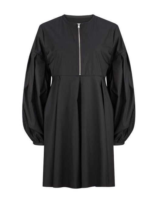 Dref Black Eris Balloon Sleeve Dress