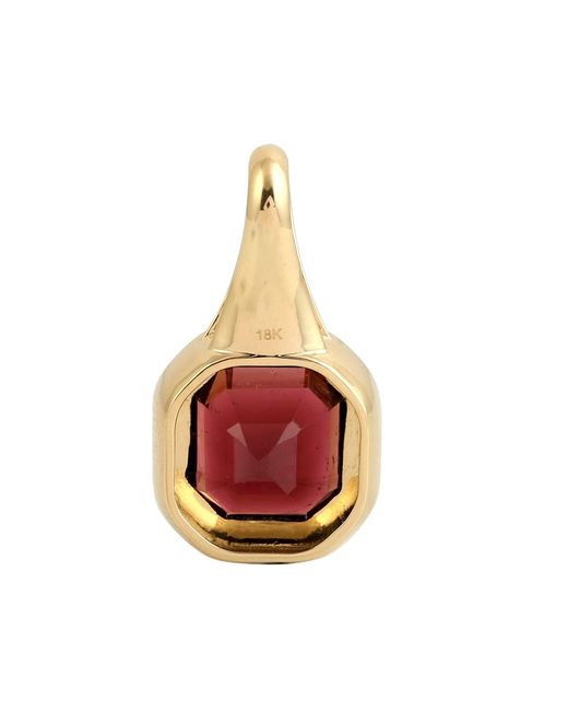Artisan Multicolor 18K Tourmaline Solitaire Pendant