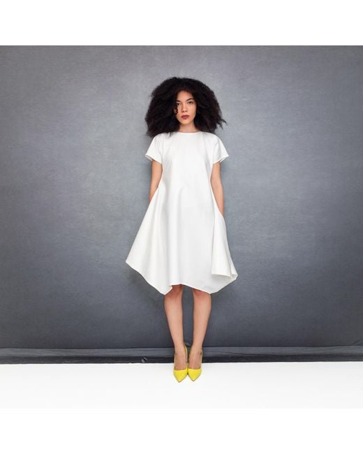 Bianca Popp White Many Angles Dress