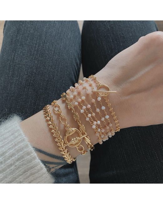 IN CAUDA VENENUM Metallic Andromaque Bracelet