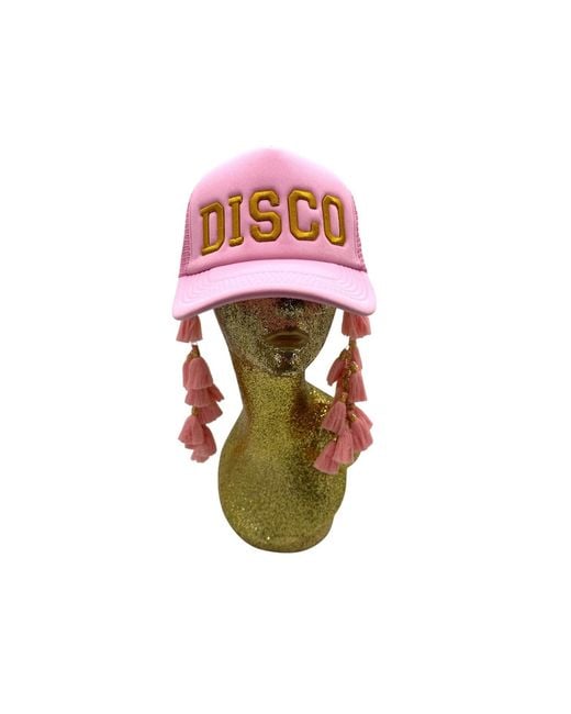 Julia Clancey Pink Disco Luxe Chacha Trucker Cap