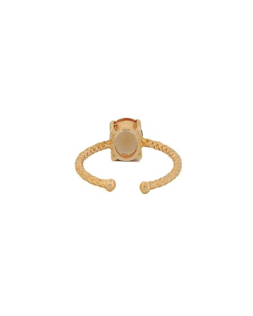 Ebru Jewelry Metallic Citrine Gemstone Abundance Ring