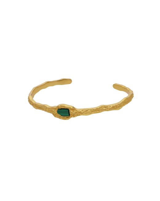 Lavani Jewels White Namaste Malachite Bracelet for men