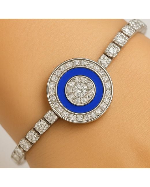 Maison De Gala Blue Luminous Eye Bracelet