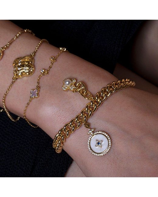 Alexie of Athens Metallic Oracle Guiding Charm Bracelet