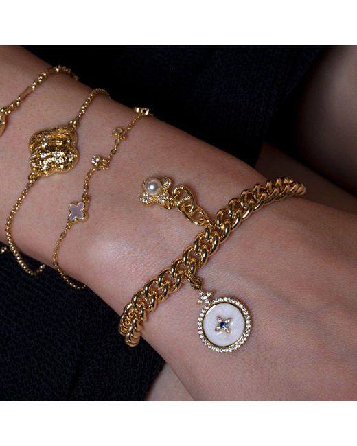 Alexie of Athens Metallic Oracle Guiding Charm Bracelet